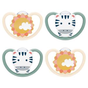 imageNUK Space Orthodontic PacifiersZebra  Sun