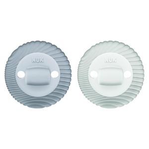 imageNUK for Nature Comfy Duet 100 Silicone Soother 2in1 Pacifier and TeetherBlue Assorted