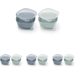 imageNUK for Nature Suction Bowl and Lid LeakProof Lid Microwave Freezer ampamp Top Rack Dishwasher Safe BPAFree2 Count Pack of 4