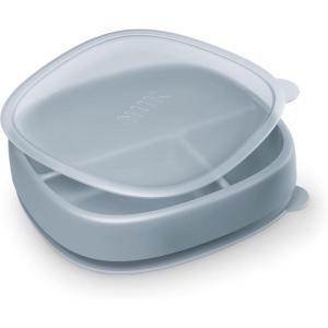 imageNUK for Nature Suction Plate and Lid LeakProof Lid Microwave Freezer ampamp Top Rack Dishwasher Safe BPA ampamp LatexFree Pack of 11 Count Pack of 1