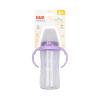 imageNUK Learner Cup Ms Rachel 10 oz 8 Months 2 Pack  Soft Spout EasyGrip Handles BPA Free Spill Proof Transition Sippy CupPurple Stars
