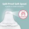 imageNUK Learner Cup Ms Rachel 10 oz 8 Months 2 Pack  Soft Spout EasyGrip Handles BPA Free Spill Proof Transition Sippy CupStich