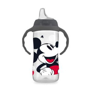 imageNUK Learner Cup Ms Rachel 10 oz 8 Months 2 Pack  Soft Spout EasyGrip Handles BPA Free Spill Proof Transition Sippy CupMickey Mouse