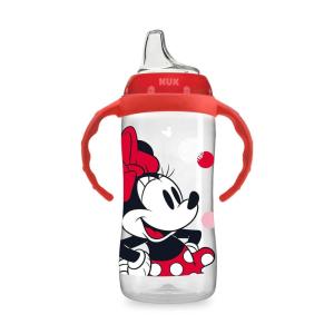 imageNUK Learner Cup Ms Rachel 10 oz 8 Months 2 Pack  Soft Spout EasyGrip Handles BPA Free Spill Proof Transition Sippy CupMinnie Mouse