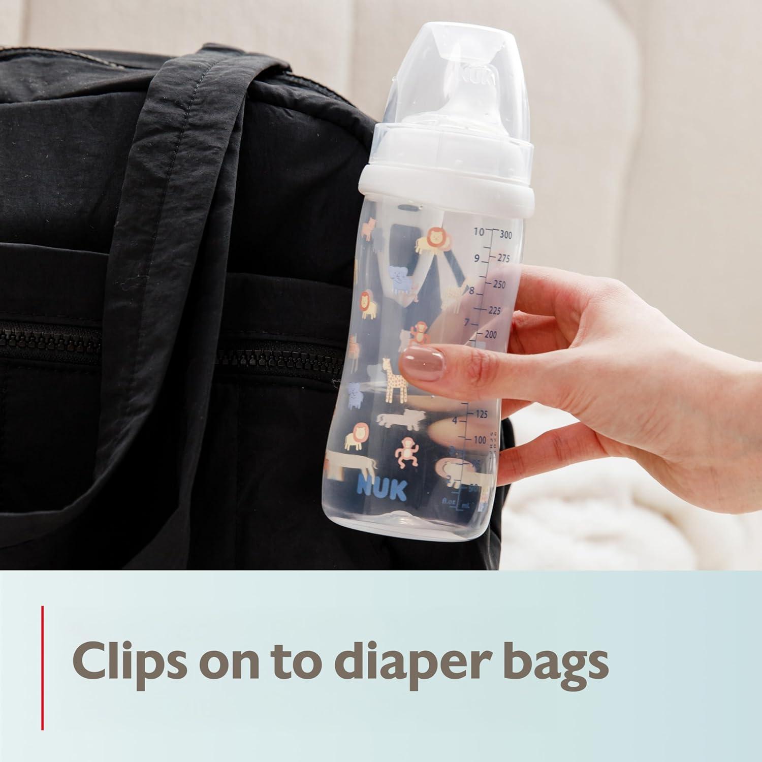 imageNUK Active Sippy Cup 10 oz 2 Pack Disney Princess BPAFree Soft Spout SpillProof CupFruits  Animals