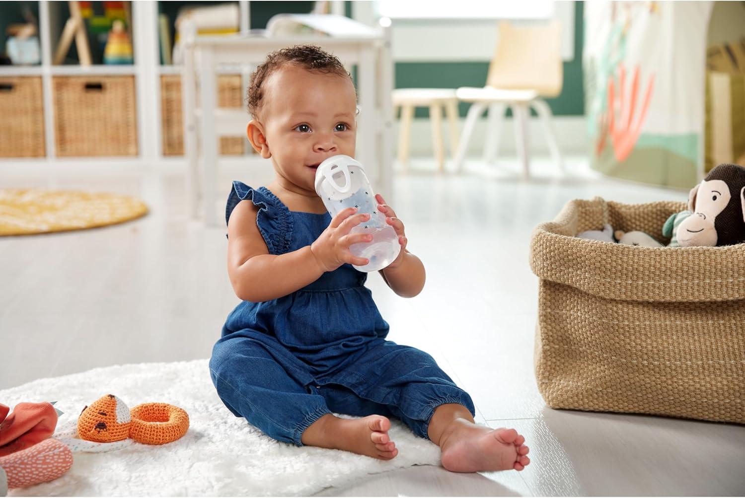 imageNUK Active Sippy Cup 10 oz 2 Pack Disney Princess BPAFree Soft Spout SpillProof CupFruits  Animals