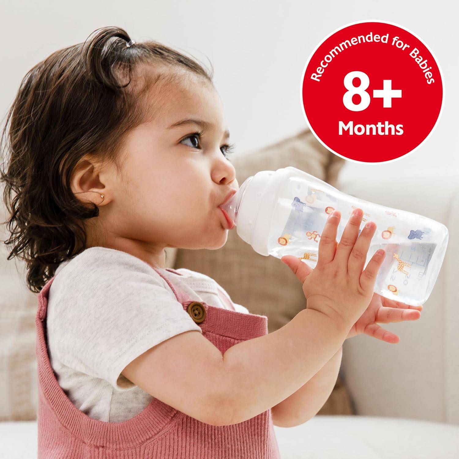 imageNUK Active Sippy Cup 10 oz 2 Pack Disney Princess BPAFree Soft Spout SpillProof CupFruits  Animals