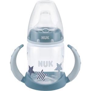 imageNUK Learner Cup Ms Rachel 5 oz 6 Months 2 Pack  Soft Spout EasyGrip Handles BPA Free Spill Proof Transition Sippy CupStars