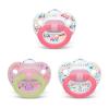 imageNUK GlowintheDark Orthodontic Pacifiers 618 months 3 PackPink