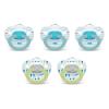 imageNUK First Choice Classic Orthodontic Pacifier 618 Months Baby Pacifier Purple amp Blue Baby Must Haves 5PackAssorted
