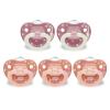 imageNUK First Choice Classic Orthodontic Pacifier 618 Months Baby Pacifier Purple amp Blue Baby Must Haves 5PackOrange  Pink
